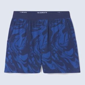 🆕 Jambys Shorts - Boxer Shorts / PJ Shorts / Loungewear - Blue & Navy Swirl